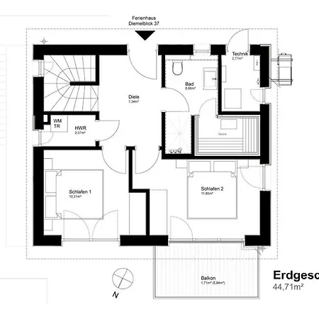 Diemelblick 37 - Sauna, Terrasse Bis Zu 4 Personen Heringhausen
