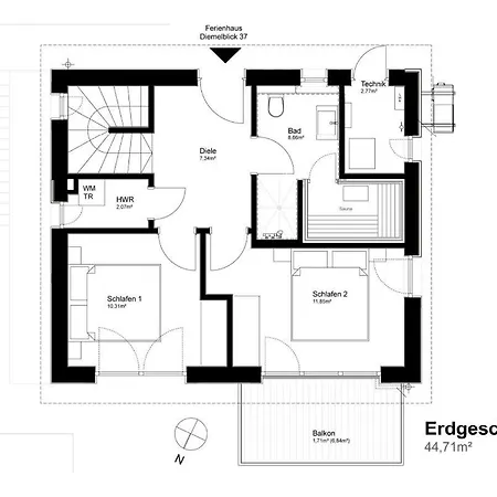 Diemelblick 37 - Sauna, Terrasse Bis Zu 4 Personen * Heringhausen