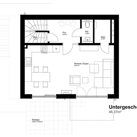 Diemelblick 37 - Sauna, Terrasse Bis Zu 4 Personen Ferienhaus